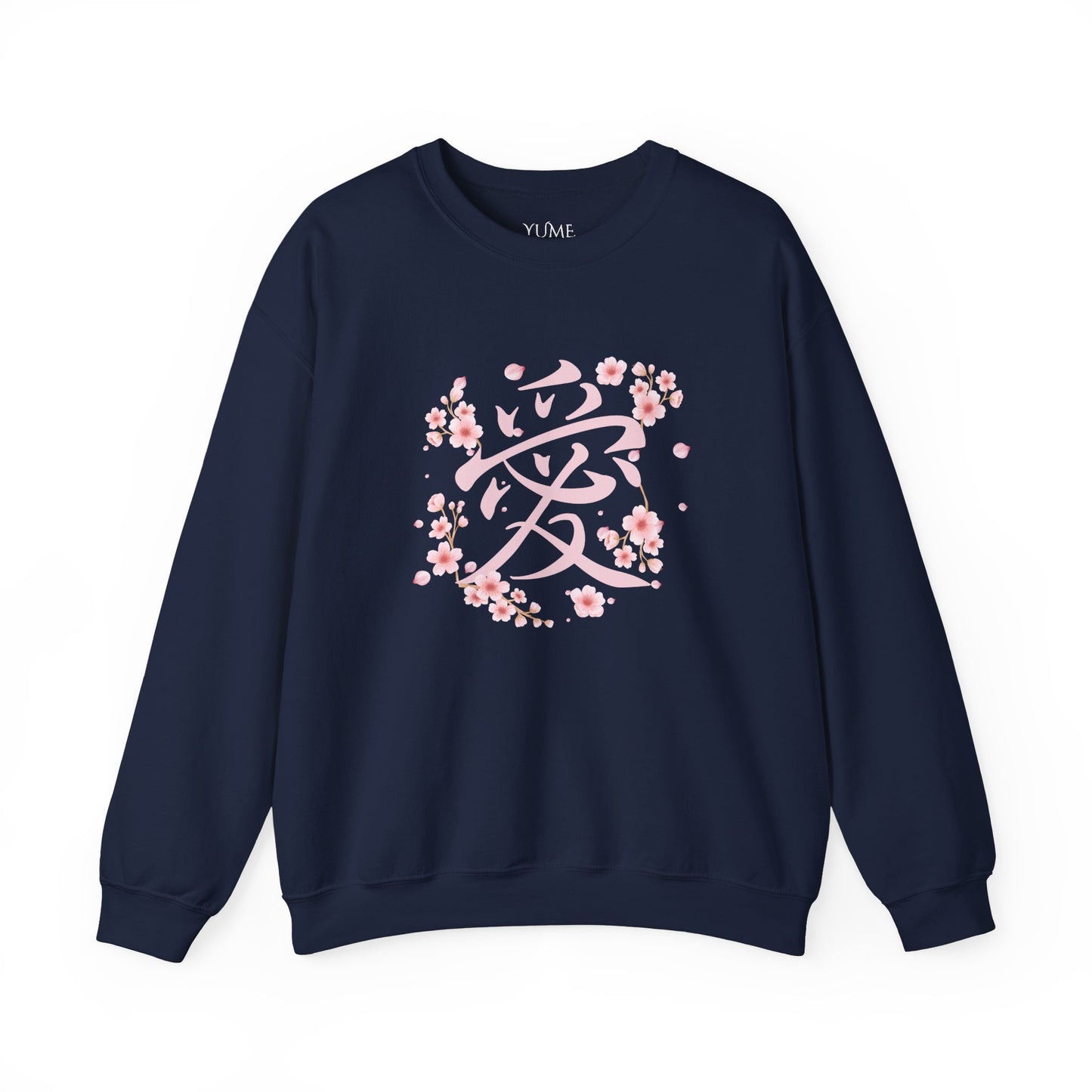 "Love" Kanji Sakura Blossom Sweatshirt