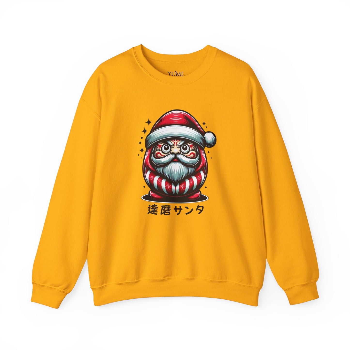 Daruma Santa Sweatshirt - Japanese Holiday Lucky Charm Sweater