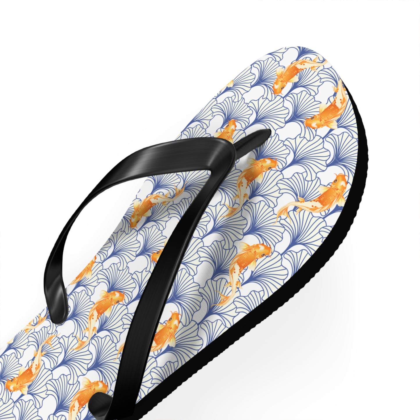 Japanese Orange Koi Fish - Flip Flops