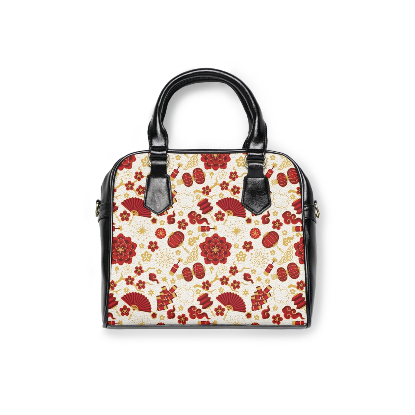 Carry the Beauty of Japan - Flower Fan Shoulder Handbag