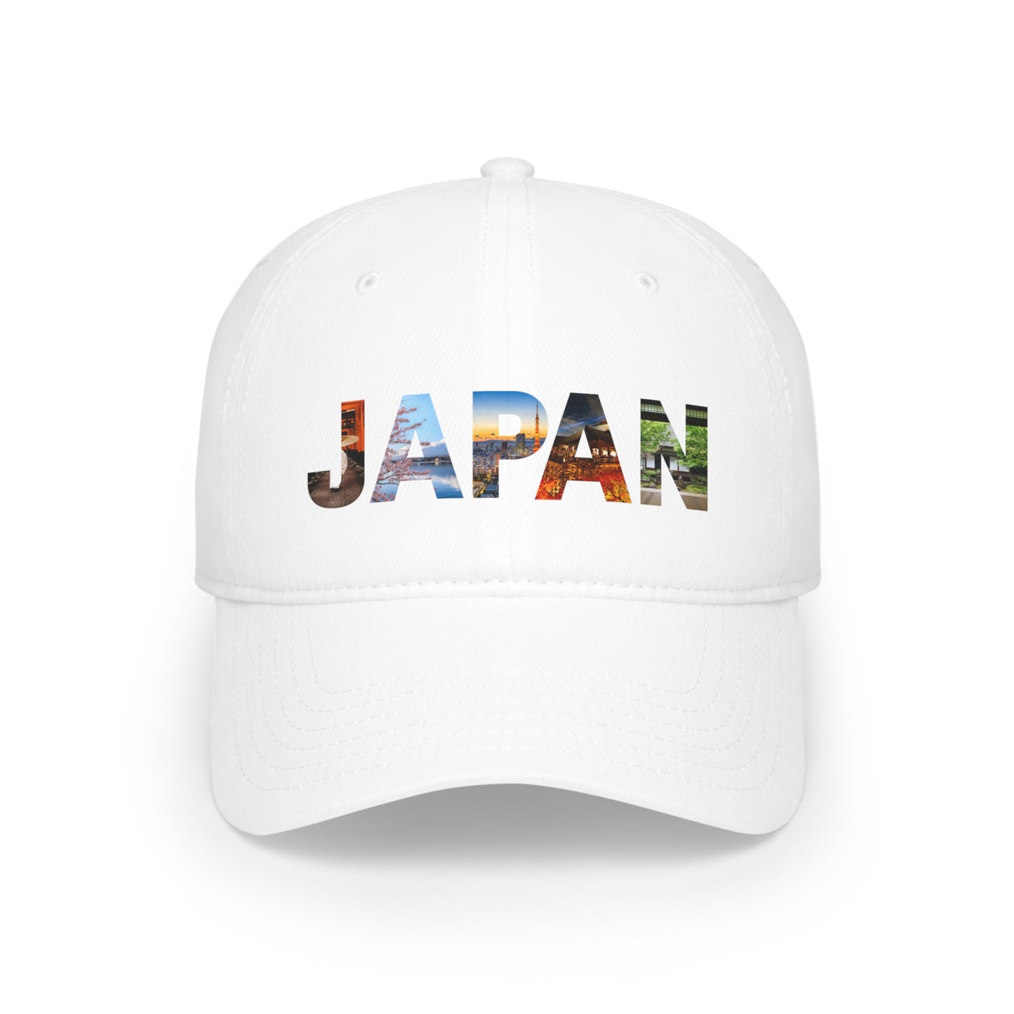 Japan Vista Typography Baseball Cap