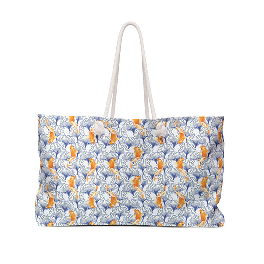 Japanese Orange Koi Fish - Weekender Bag