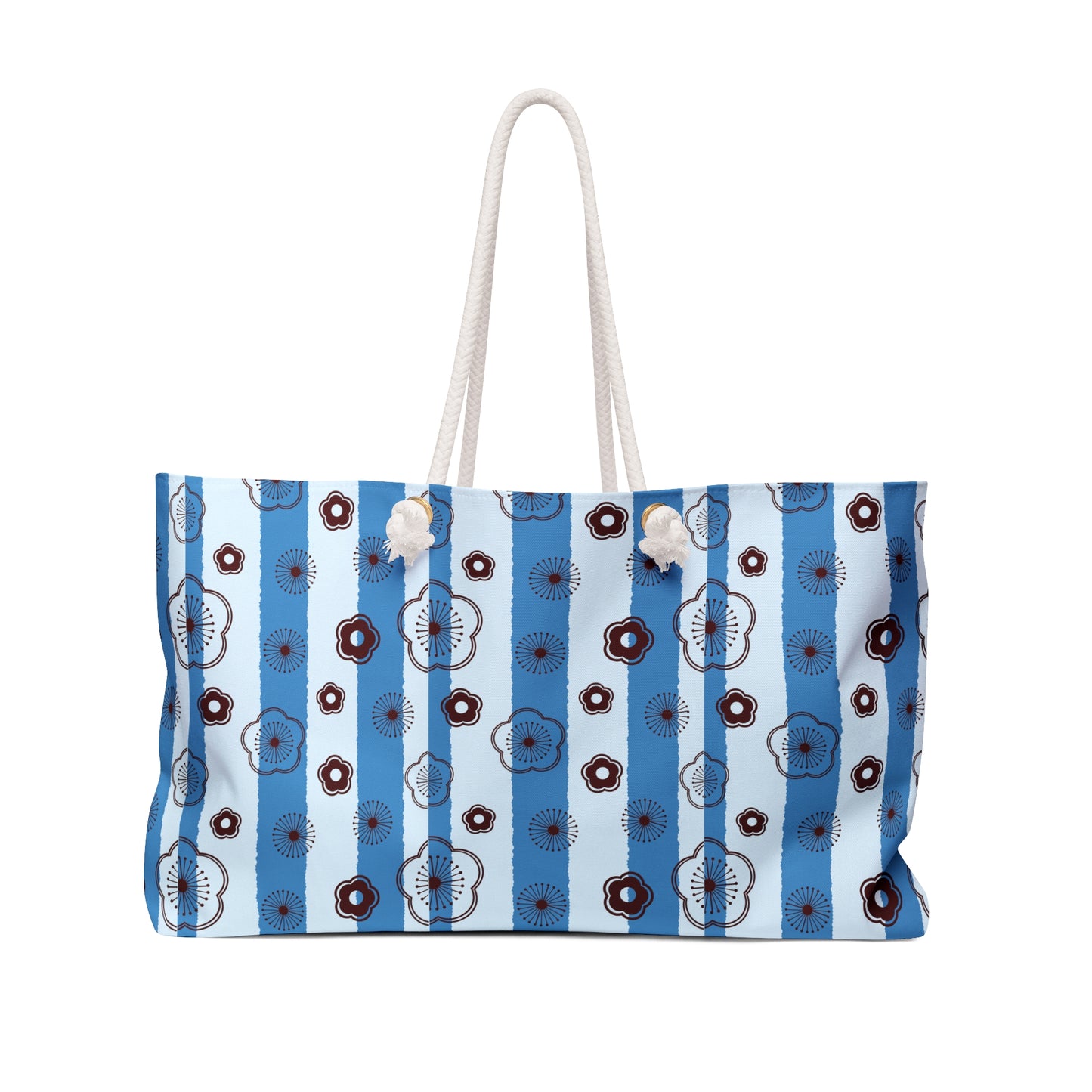 Japanese Sakura with Blue Stripe - Weekender Bag