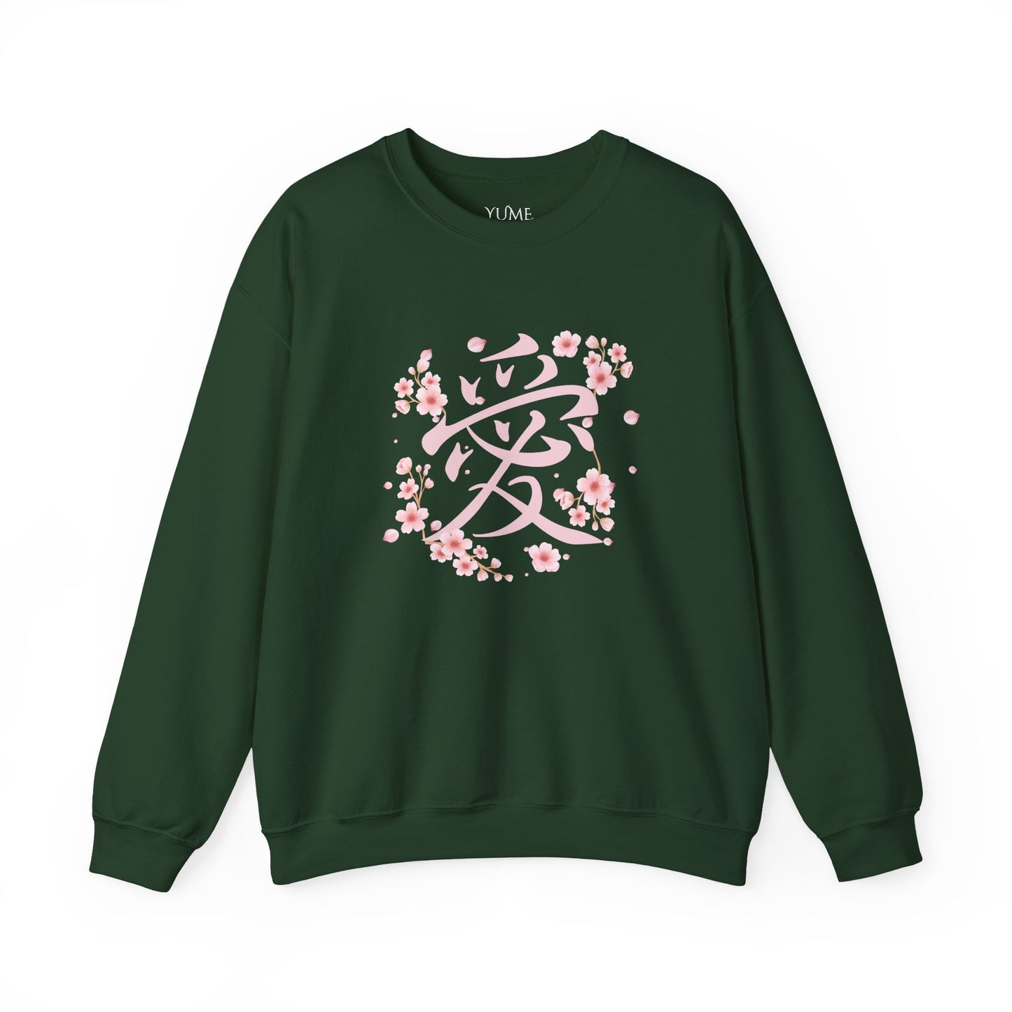 "Love" Kanji Sakura Blossom Sweatshirt