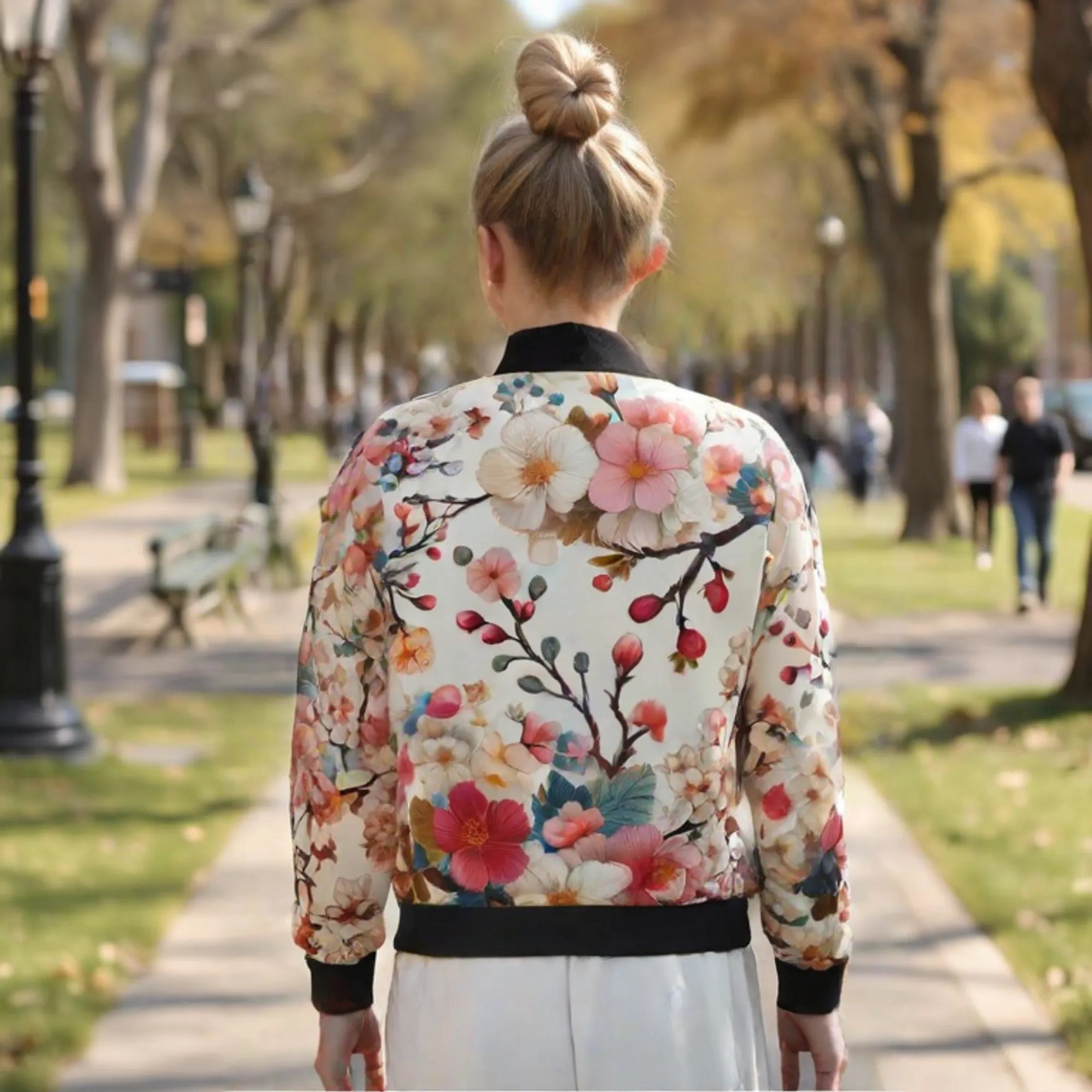 Cherry Blossom Women's Bomber Jacket