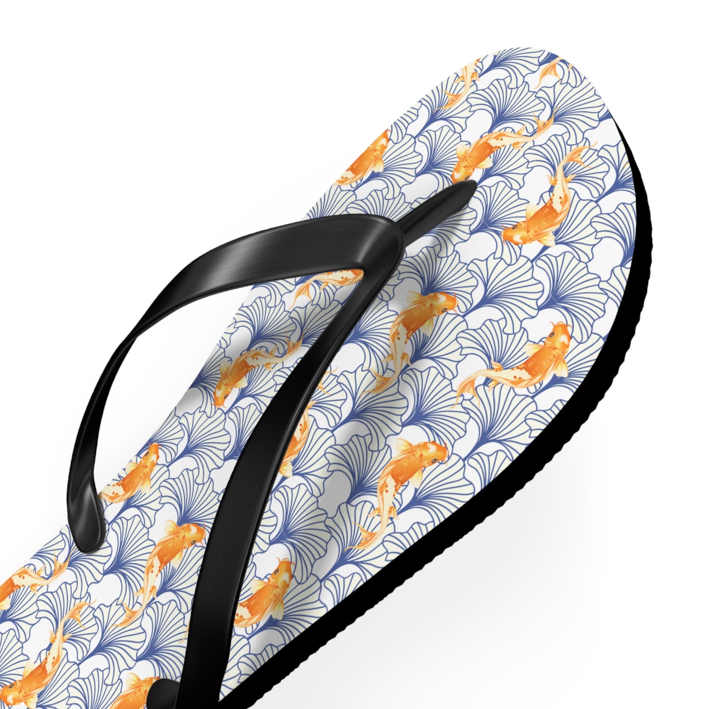 Japanese Orange Koi Fish - Flip Flops