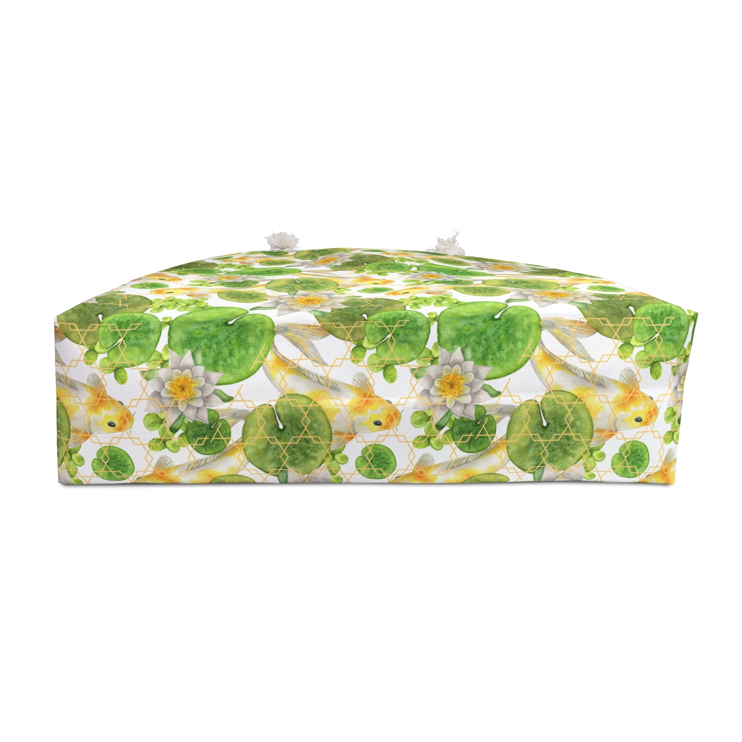 Japanese Koi Fish with Lotus Leaf- Weekender Bag