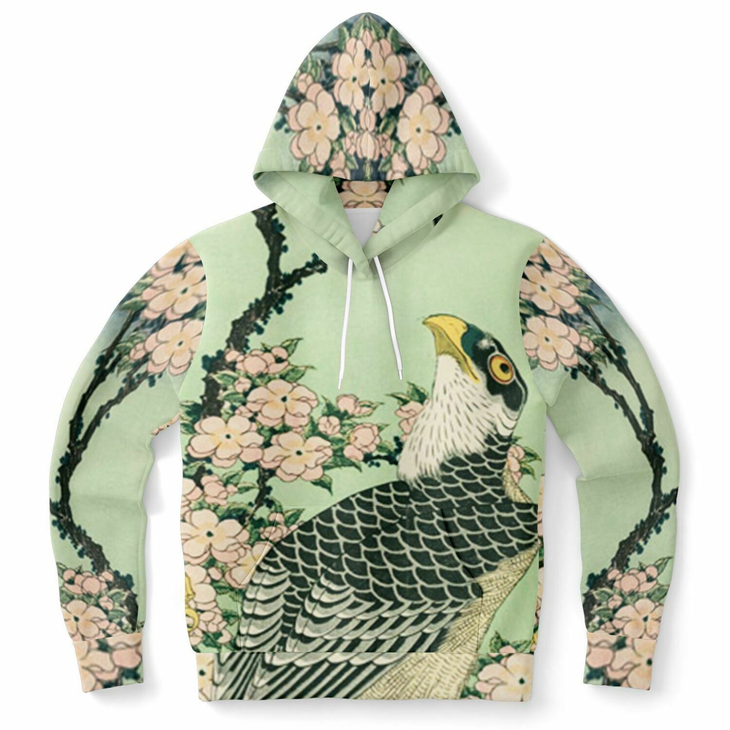 Hokusai "Hawks Above Cherry Blossoms" Hoodie