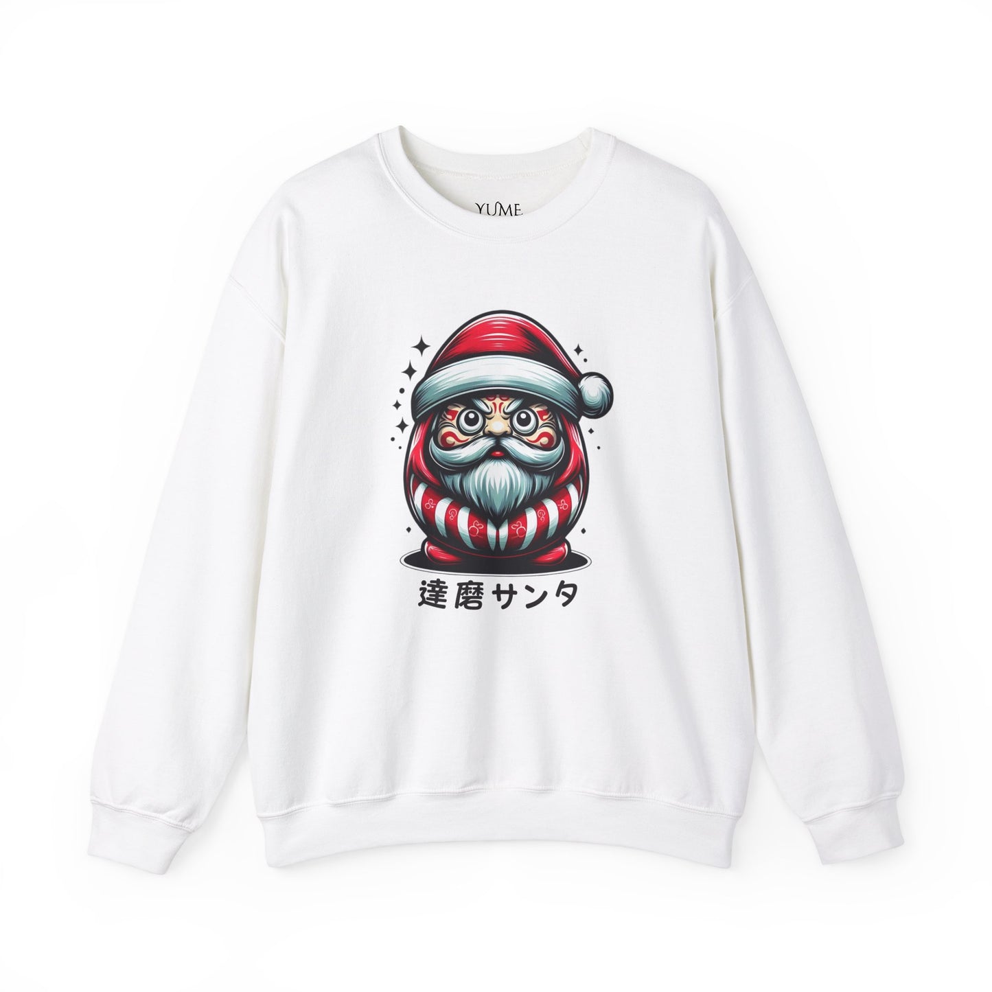 Daruma Santa Sweatshirt - Japanese Holiday Lucky Charm Sweater