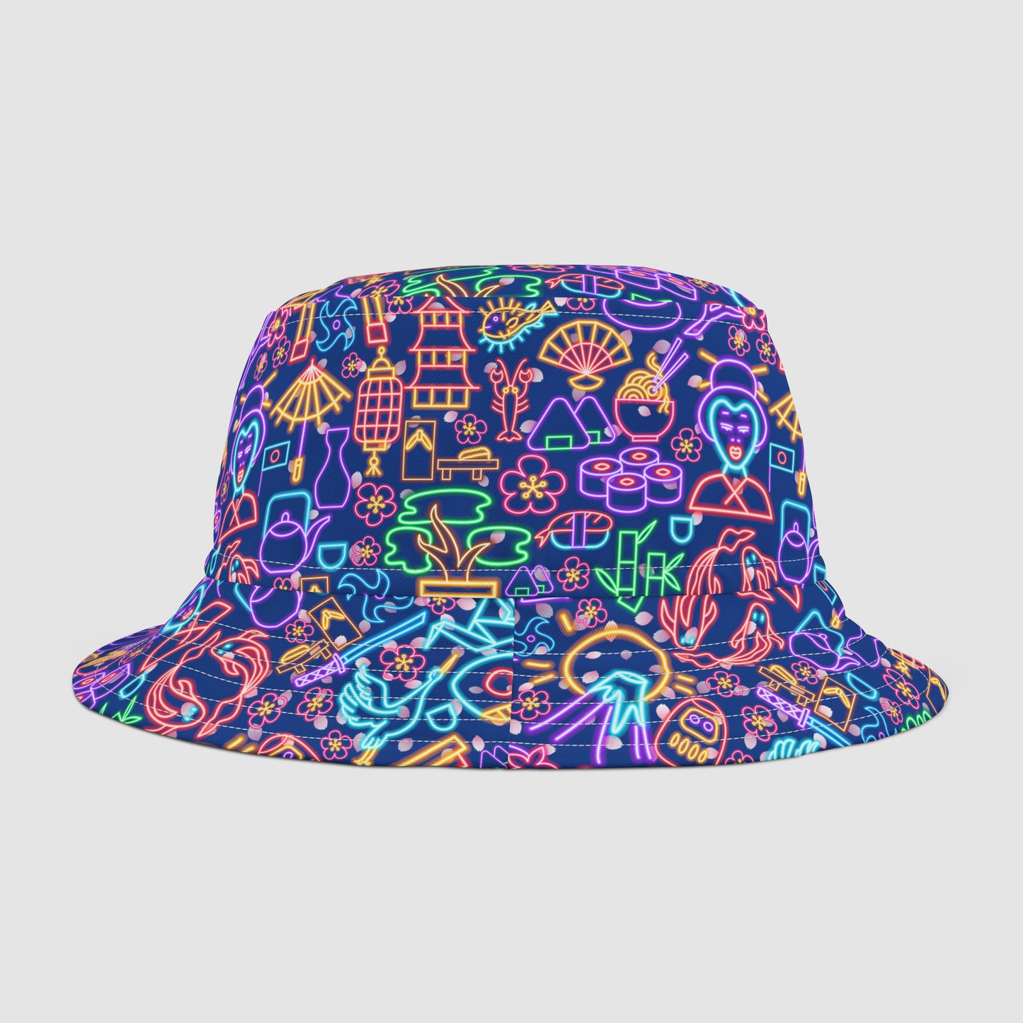 Neon Japan Bucket Hat Purple