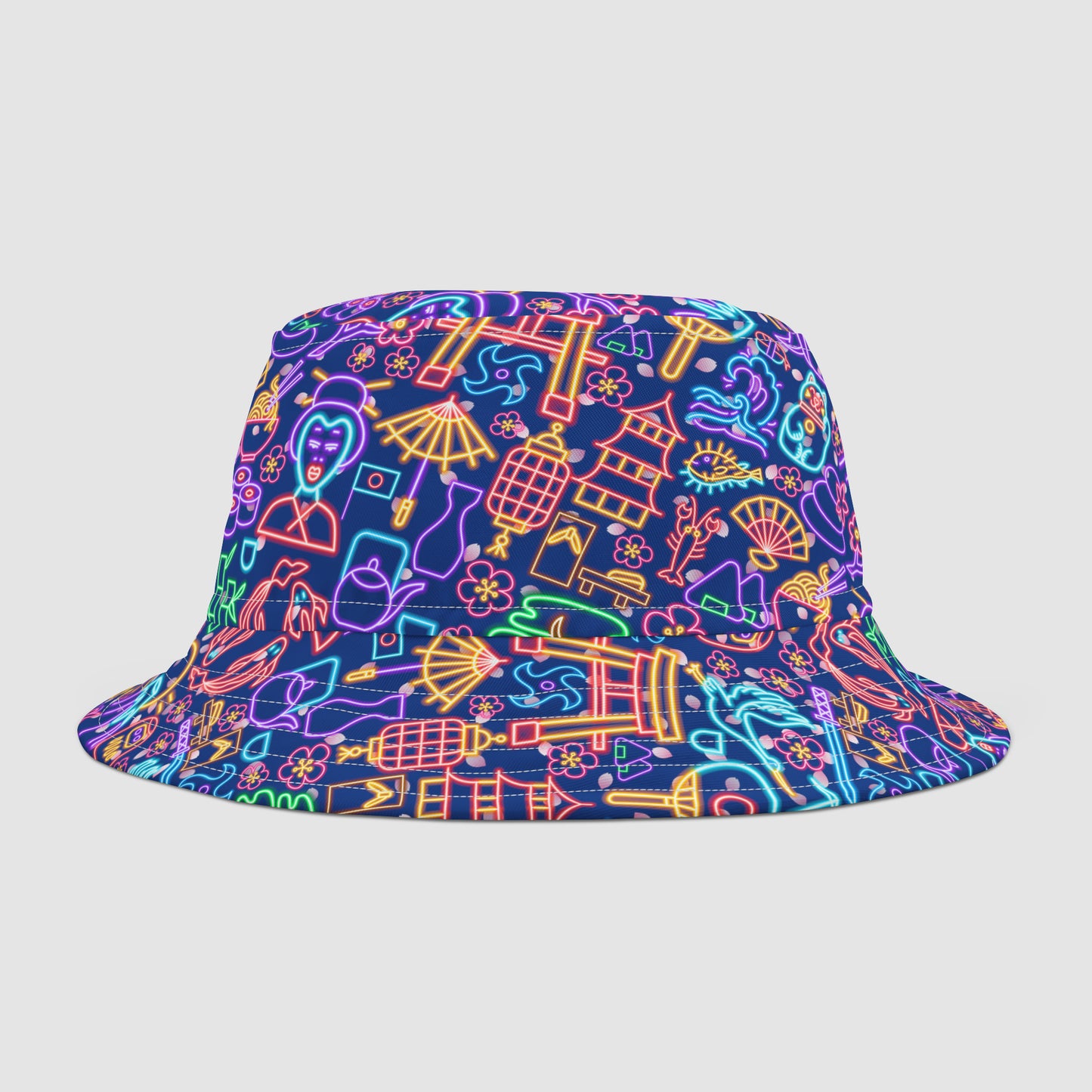 Neon Japan Bucket Hat Purple