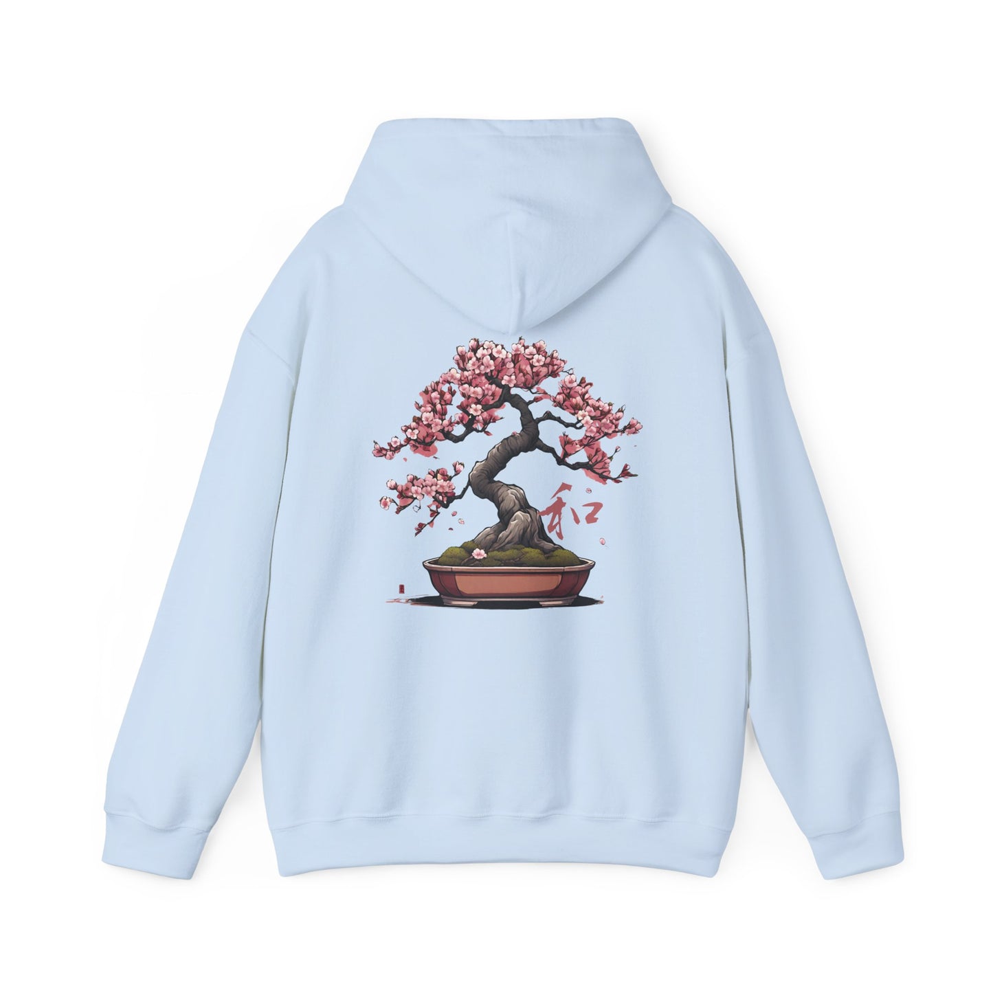 Sakura Bonsai Tree Hoodie - Japanese Art Hoodie with Cherry Blossom Design