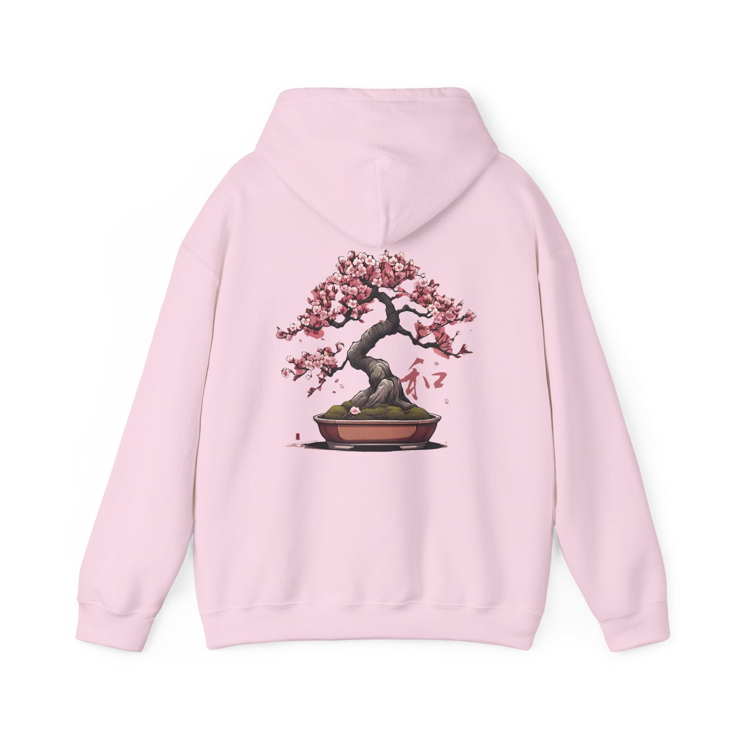 Sakura Bonsai Tree Hoodie - Japanese Art Hoodie with Cherry Blossom Design
