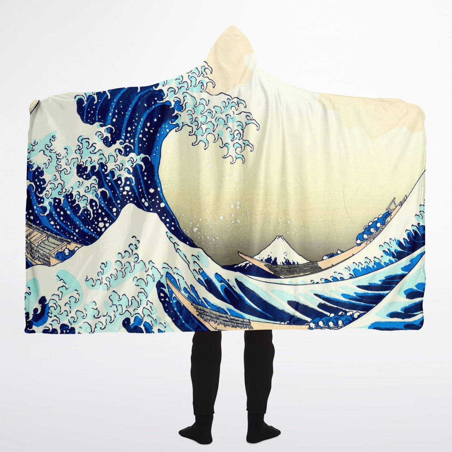 Hooded Blanket Micro Fleece - AOP
