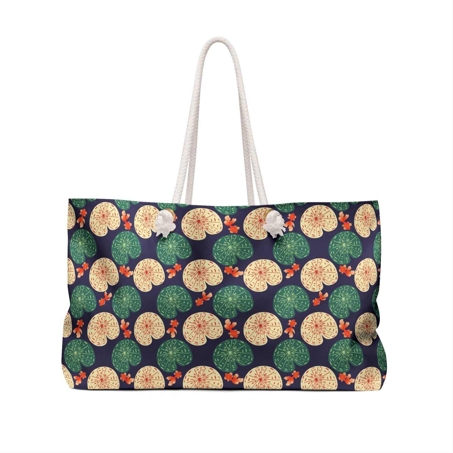 Japanese Goldfish with Lotus Leaf - Weekender Bag