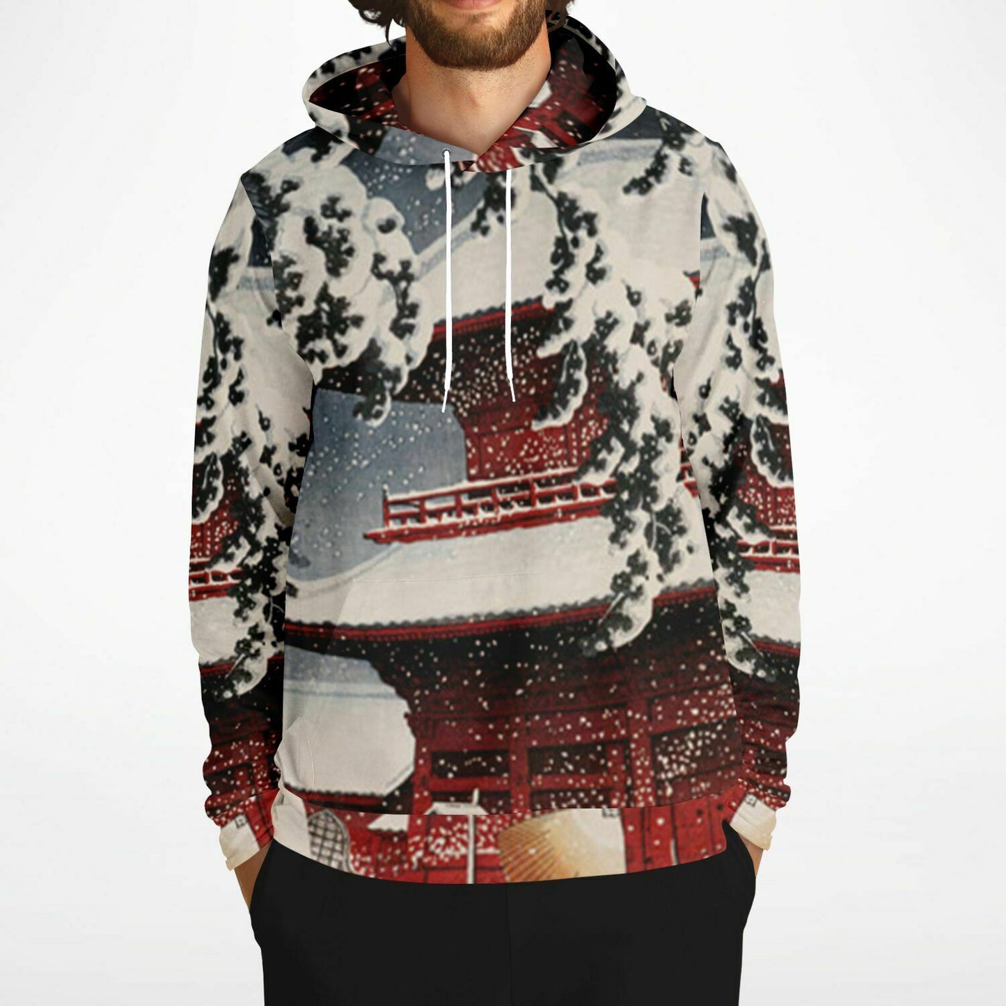 Kawase Hasui "Shiba-Zojoji Temple" Hoodie