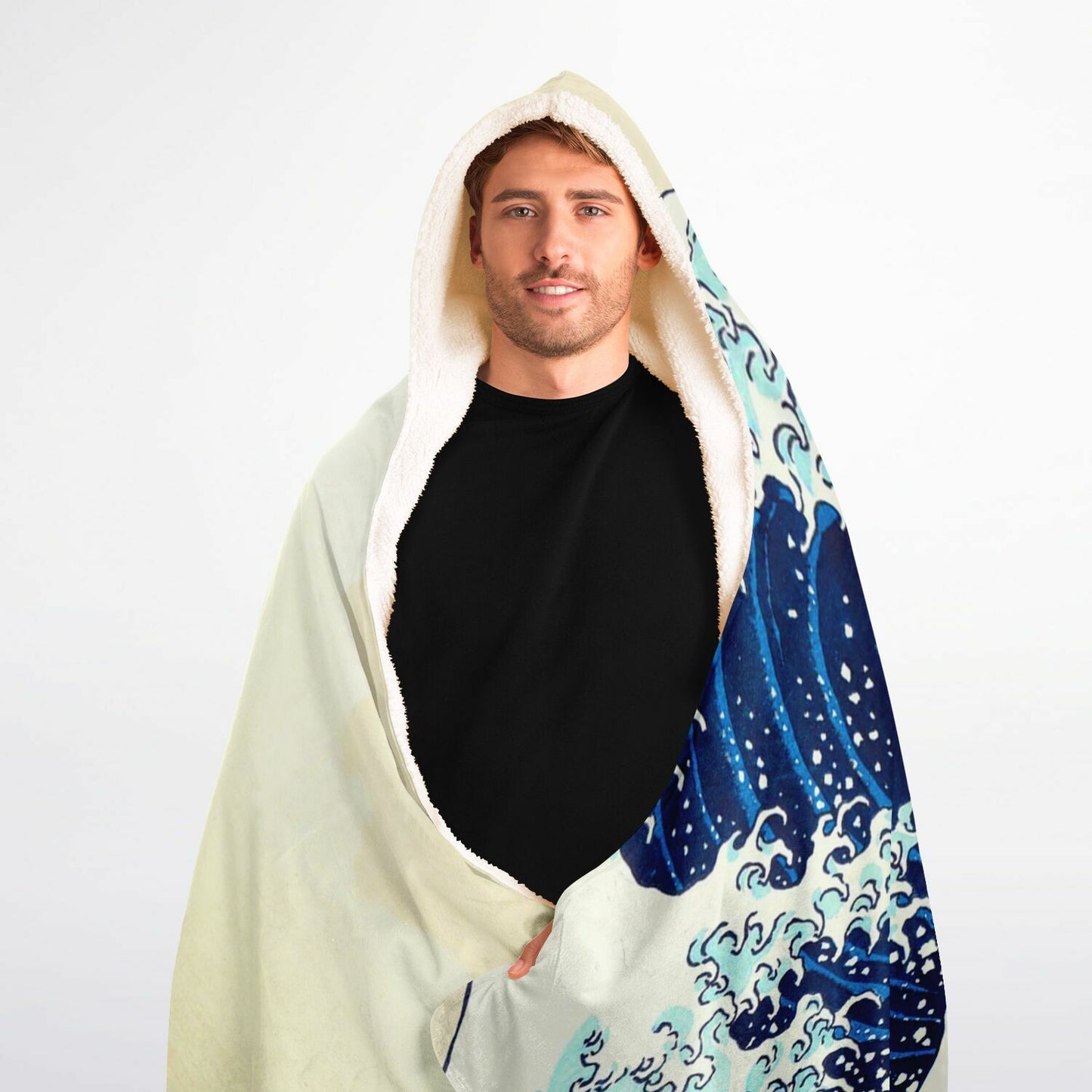 Hooded Blanket Micro Fleece - AOP