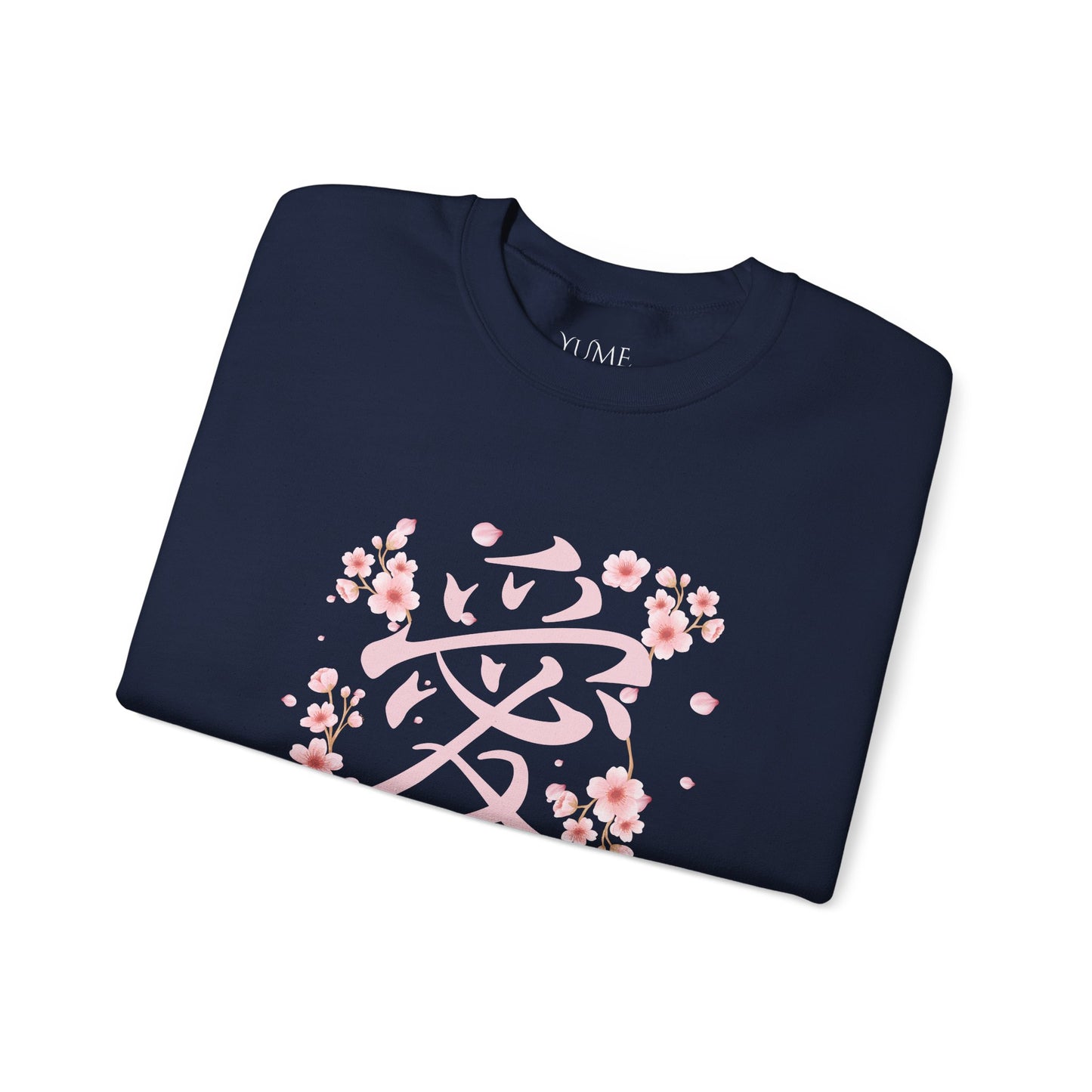 "Love" Kanji Sakura Blossom Sweatshirt