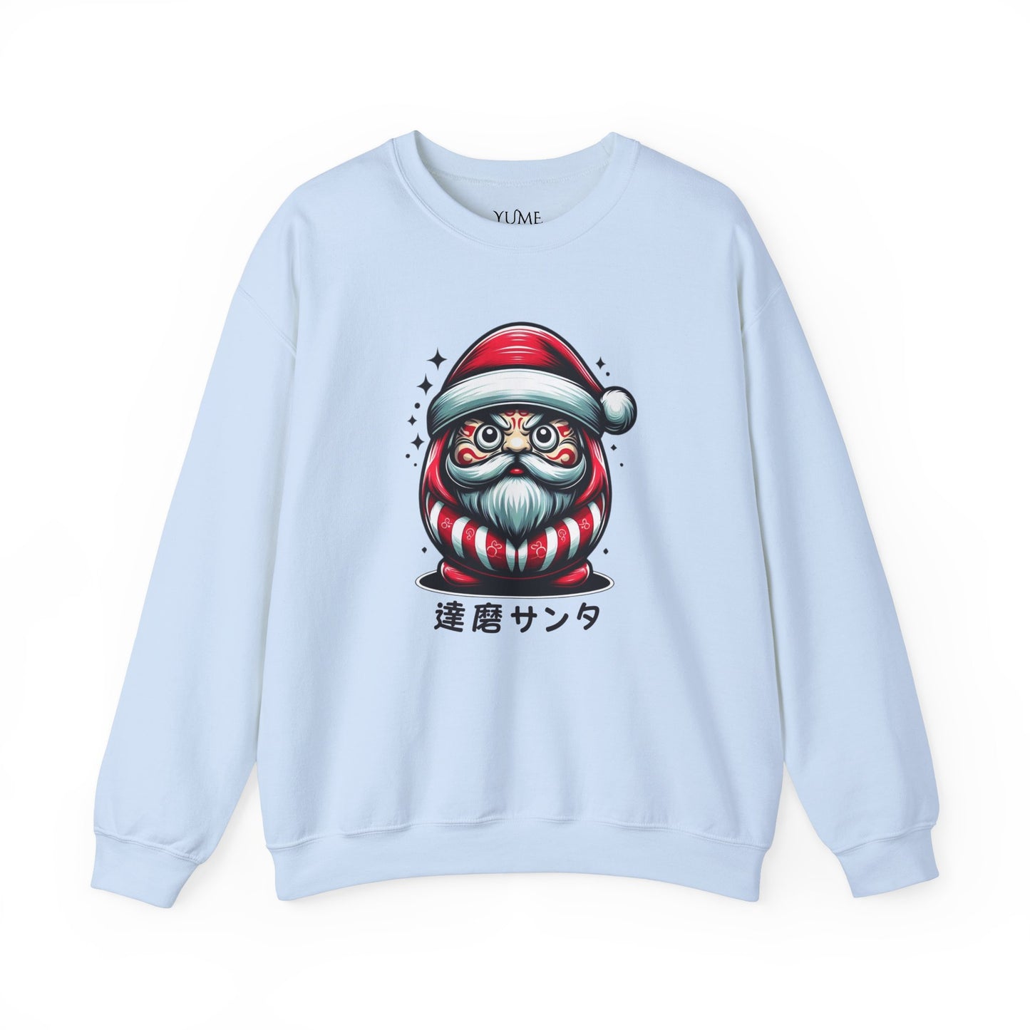 Daruma Santa Sweatshirt - Japanese Holiday Lucky Charm Sweater