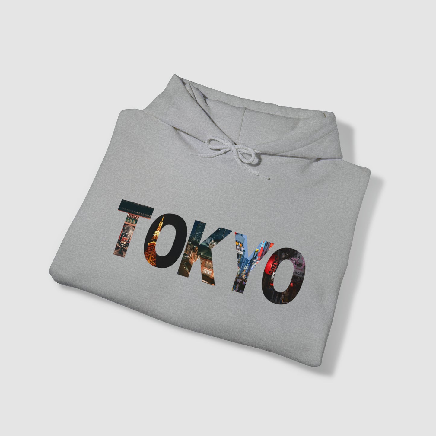 Tokyo Night Vista Typography Hoodie