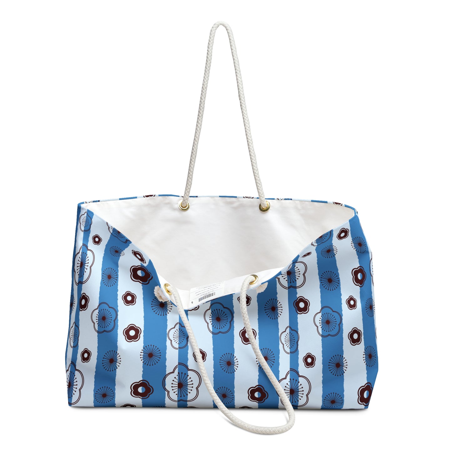 Japanese Sakura with Blue Stripe - Weekender Bag