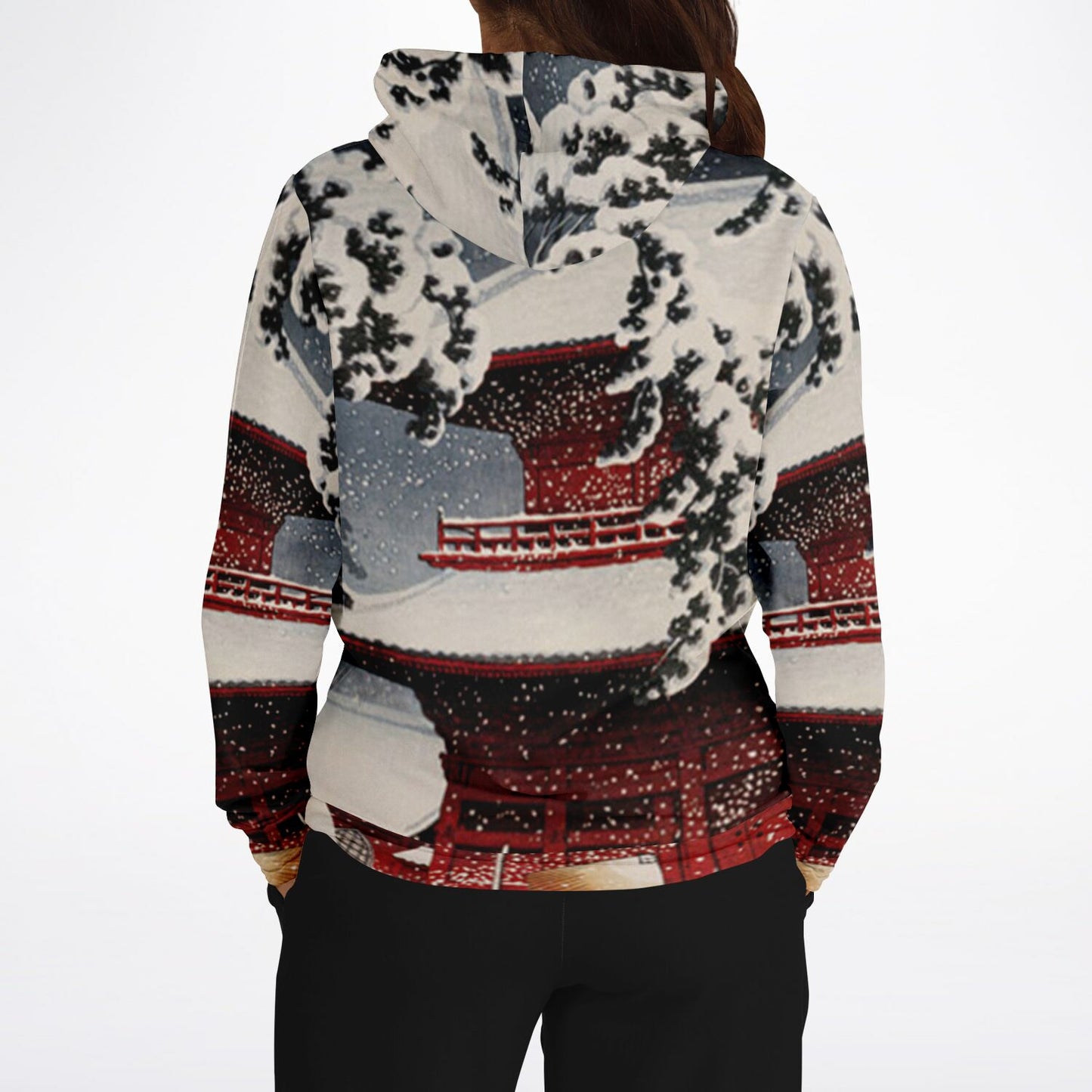 Kawase Hasui "Shiba-Zojoji Temple" Hoodie