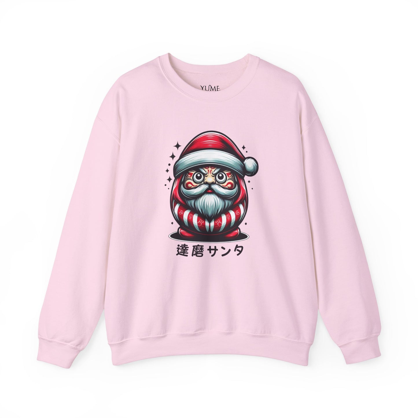 Daruma Santa Sweatshirt - Japanese Holiday Lucky Charm Sweater