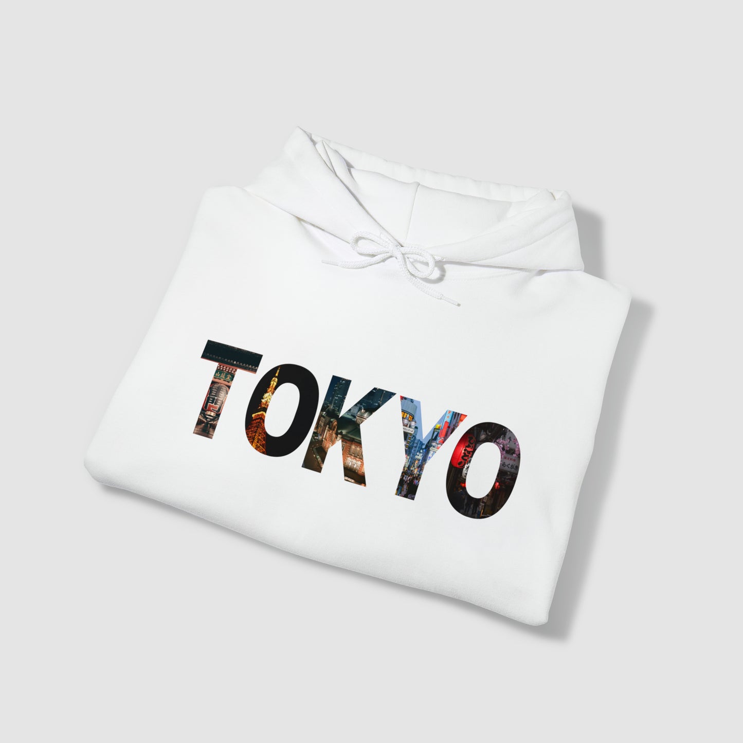 Tokyo Night Vista Typography Hoodie