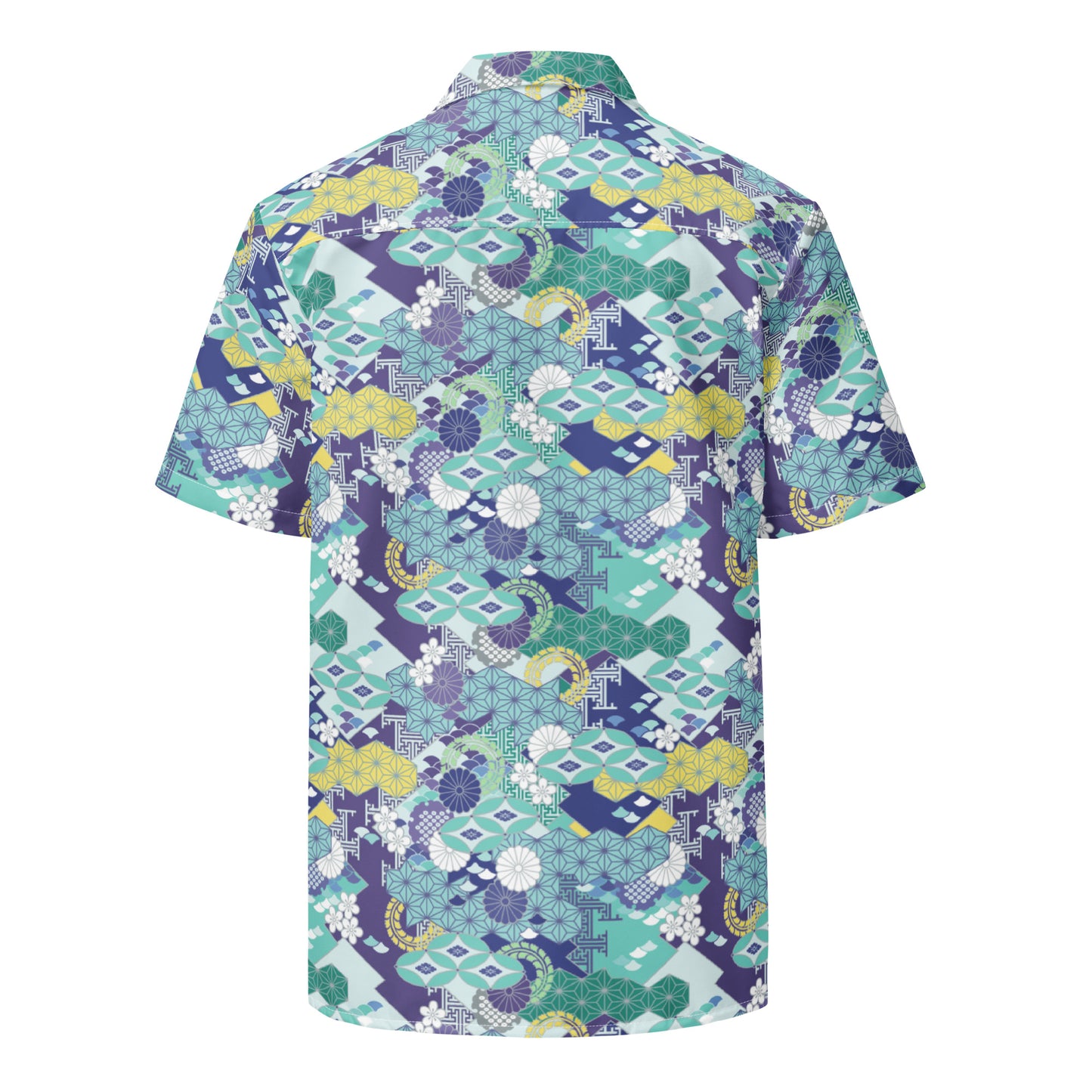 Wear the Beauty of Japan - Blue Unisex Button Shirt