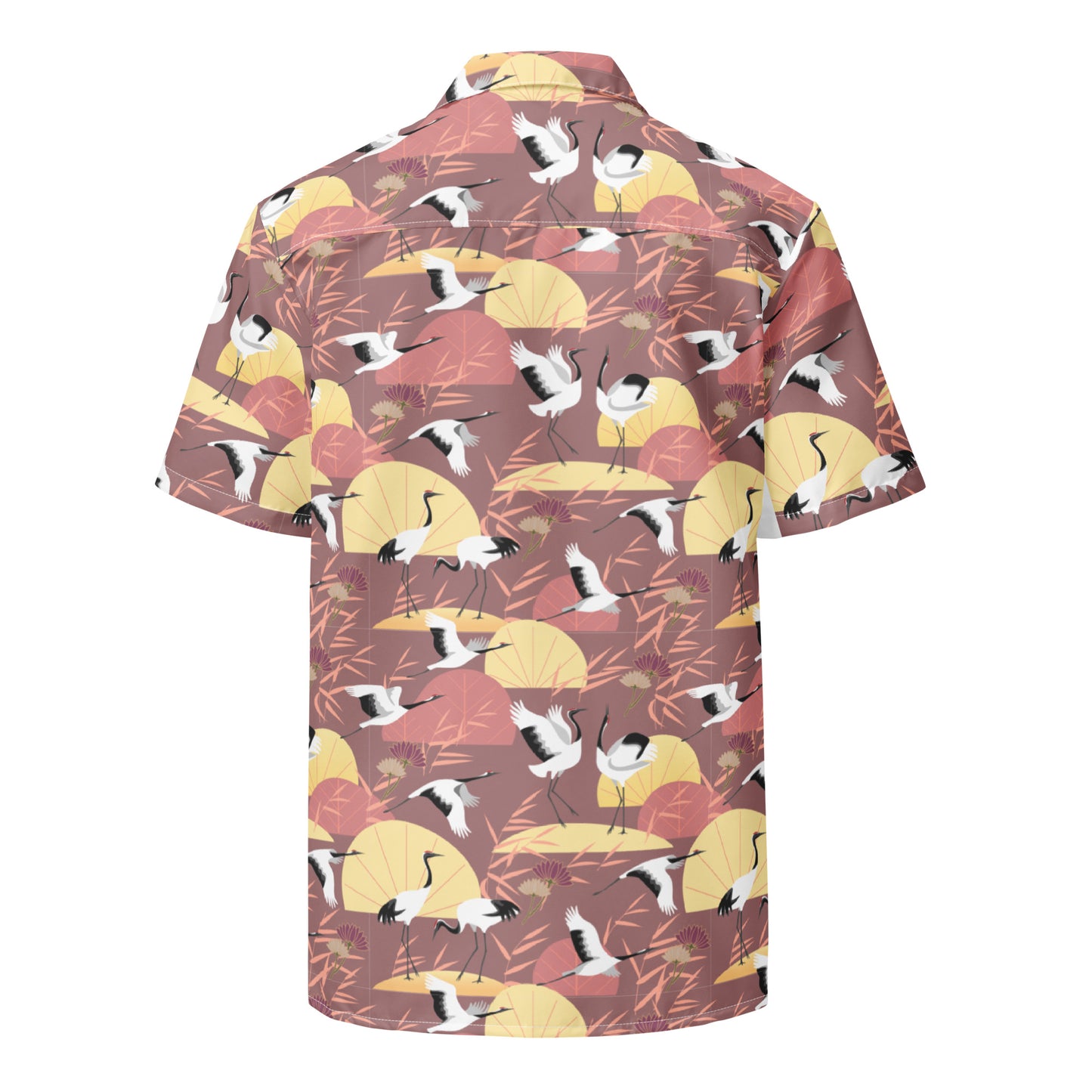 Wear the Beauty of Japan - Crane Unisex Button Shirt