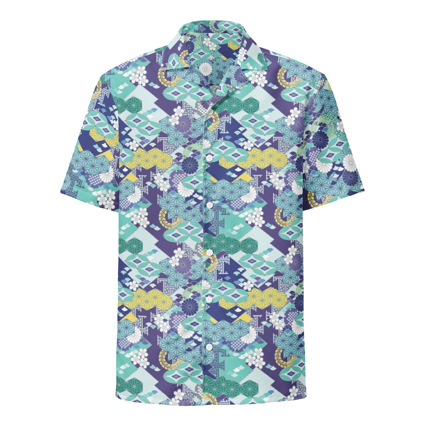 Wear the Beauty of Japan - Blue Unisex Button Shirt