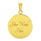 Personalized Elegance: Steel Necklace with Custom Initial & Name in Japanese Katakana