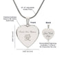 LOVE - Heart Shaped Japanese Kanji Necklace