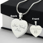 Connection - Heart Shaped Japanese Kanji Necklace
