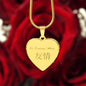 Friendship - Heart Shaped Japanese Kanji Necklace