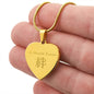 Connection - Heart Shaped Japanese Kanji Necklace
