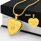 Connection - Heart Shaped Japanese Kanji Necklace