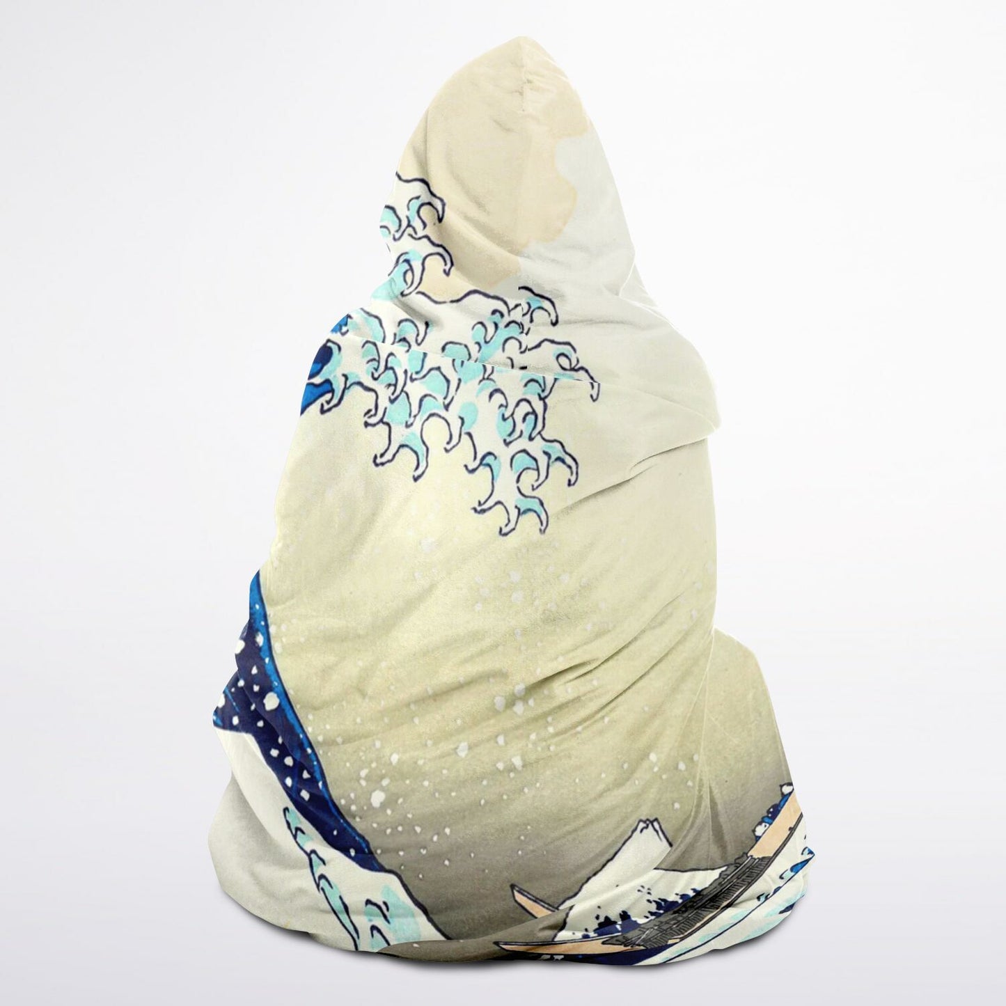 Hooded Blanket Micro Fleece - AOP