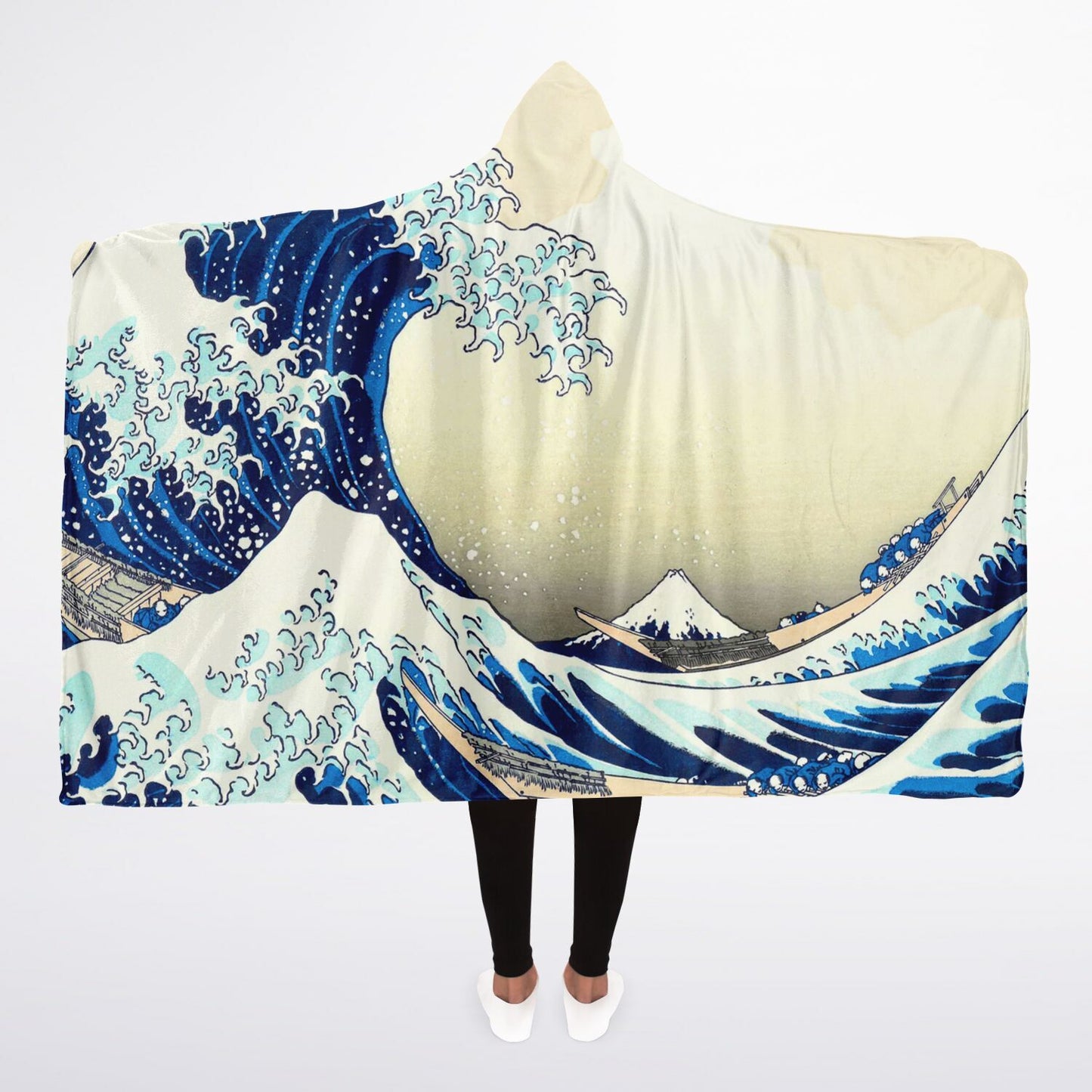 Hooded Blanket Micro Fleece - AOP