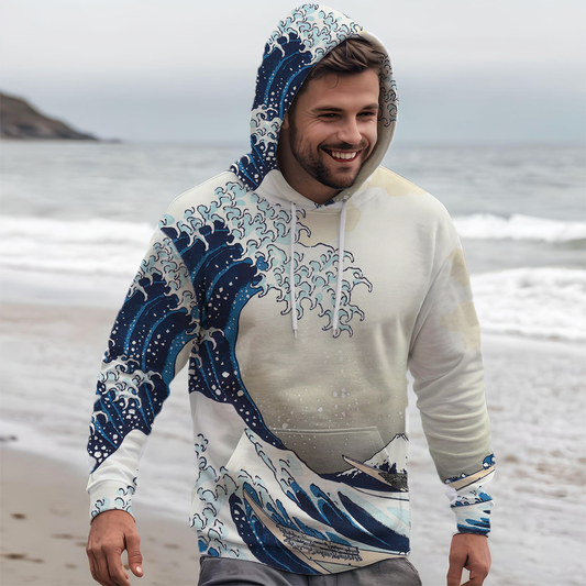The Great Wave Off Kanagawa Hoodie