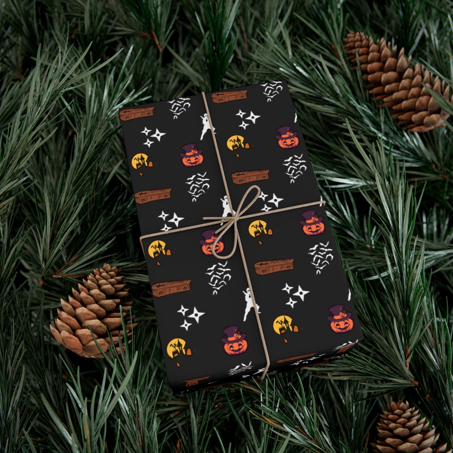 Japanese Ninja - Halloween Gift Wrap Papers