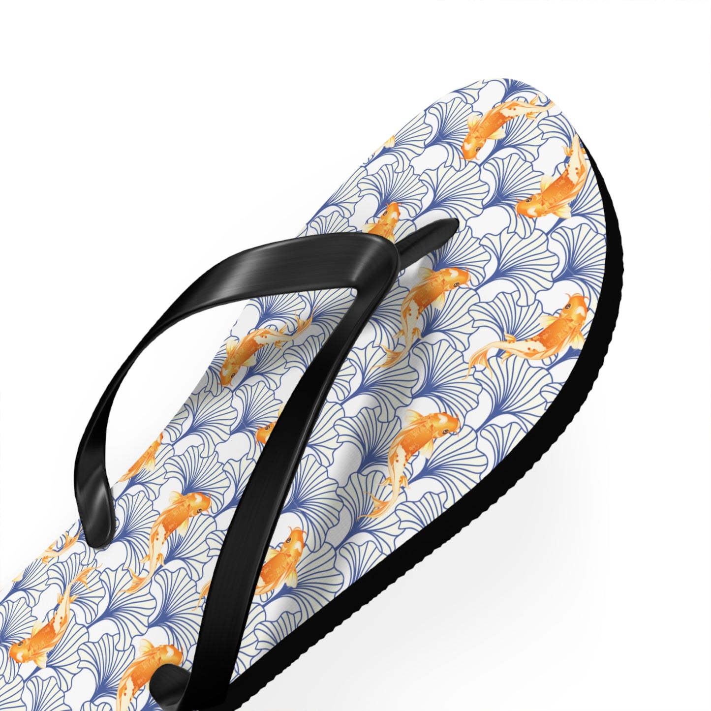 Japanese Orange Koi Fish  - Flip Flops