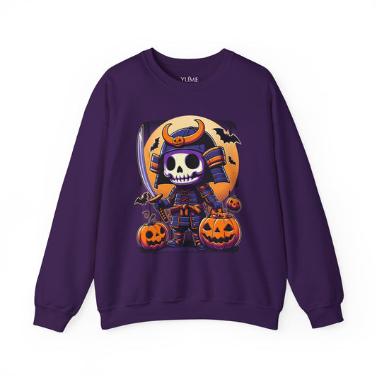 Kawaii Samurai Skeleton Halloween Sweatshirt