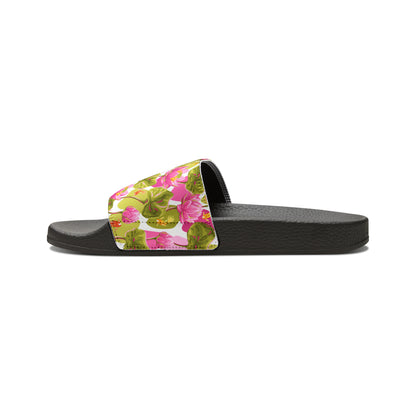 Japanese Koi Fish with Pink Lotus - Women's Sandals