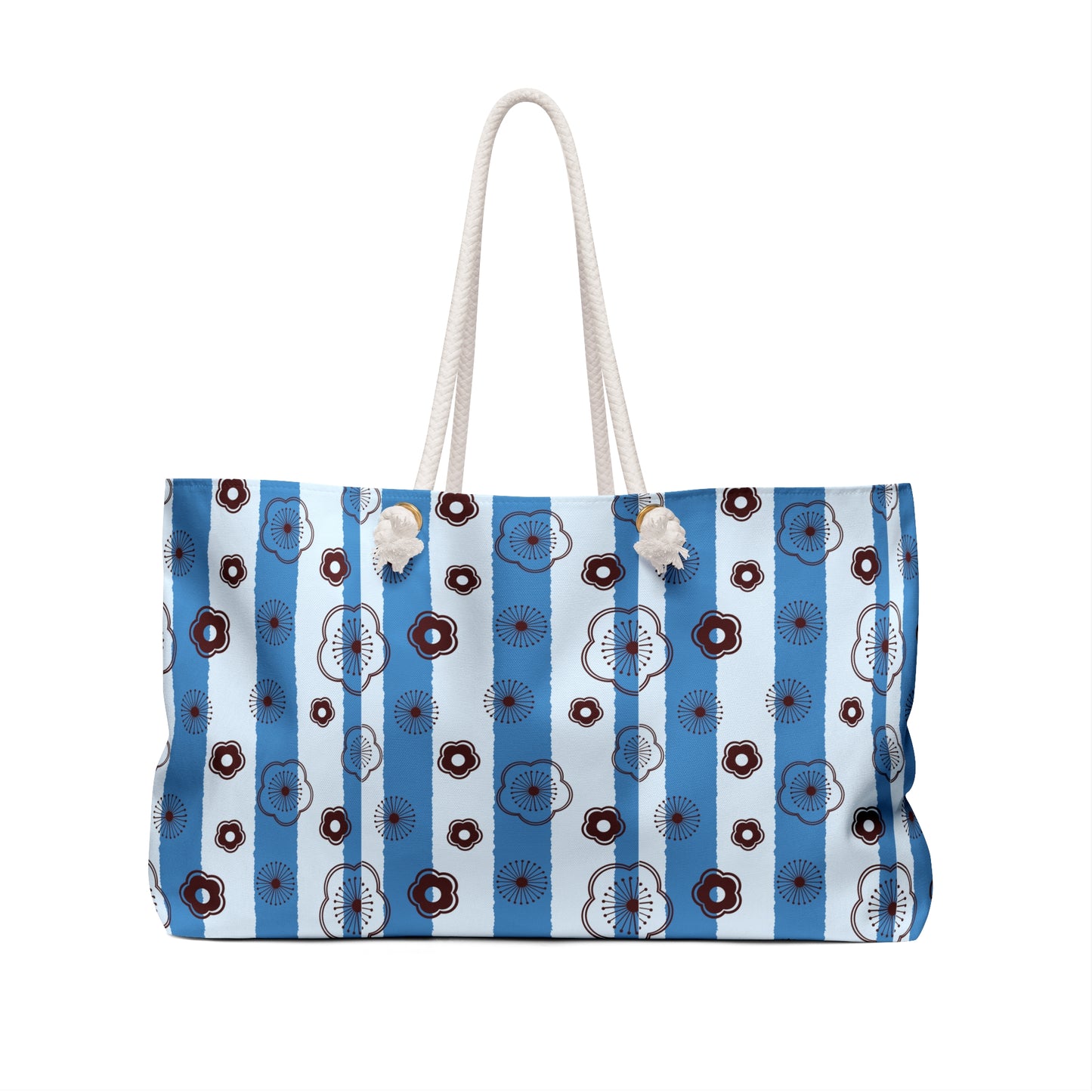 Japanese Sakura with Blue Stripe - Weekender Bag