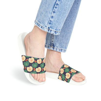 Japanese Goldfish with Lotus Leaf - Women's Sandals