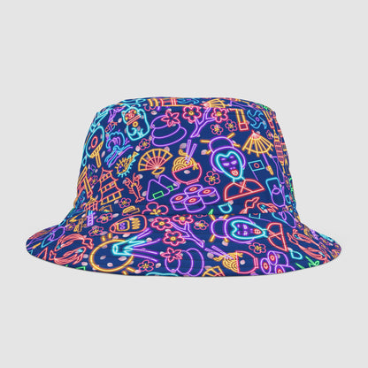 Neon Japan Bucket Hat Purple