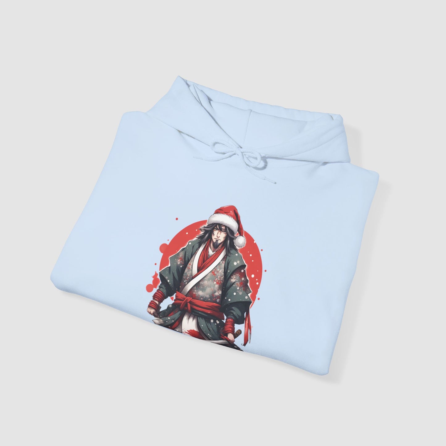 Samurai Santa Hoodie - Anime Christmas Streetwear