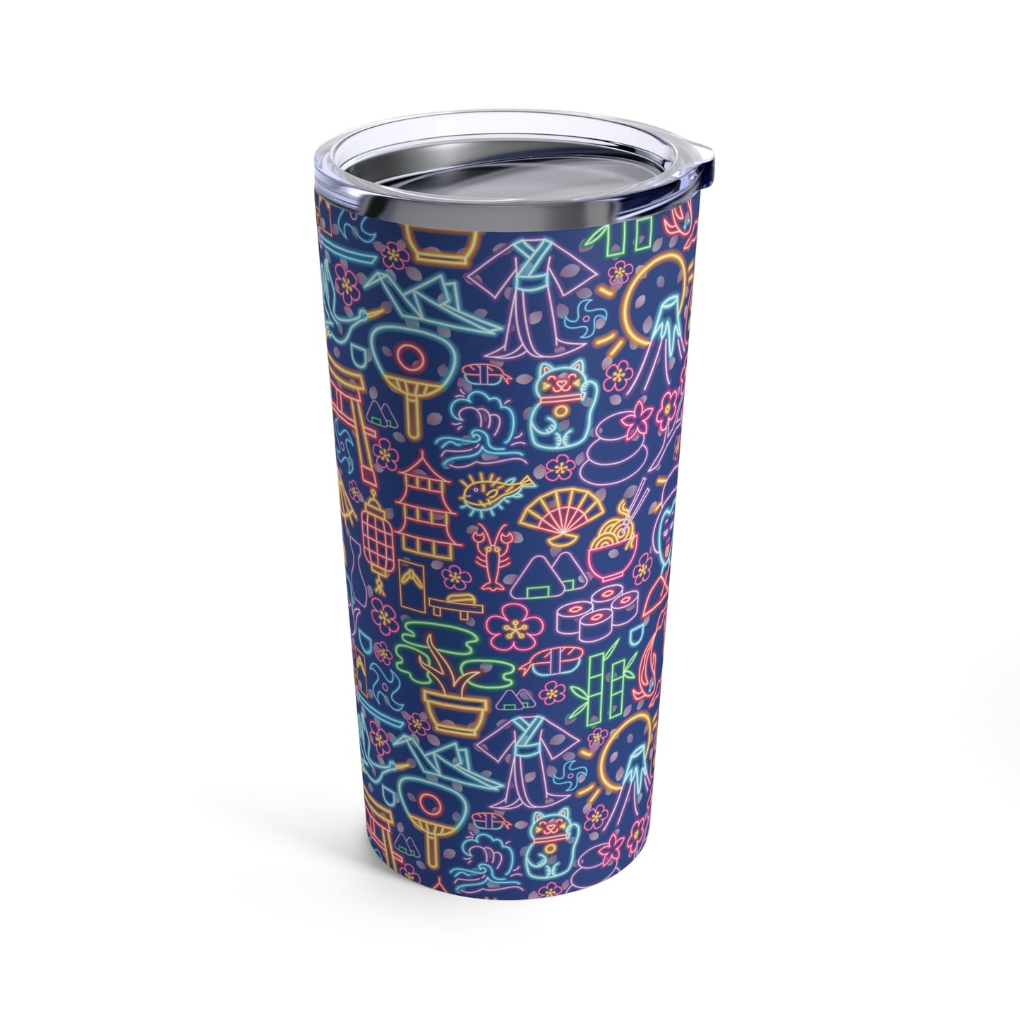 Neon Japan Tumbler Purple- 20oz