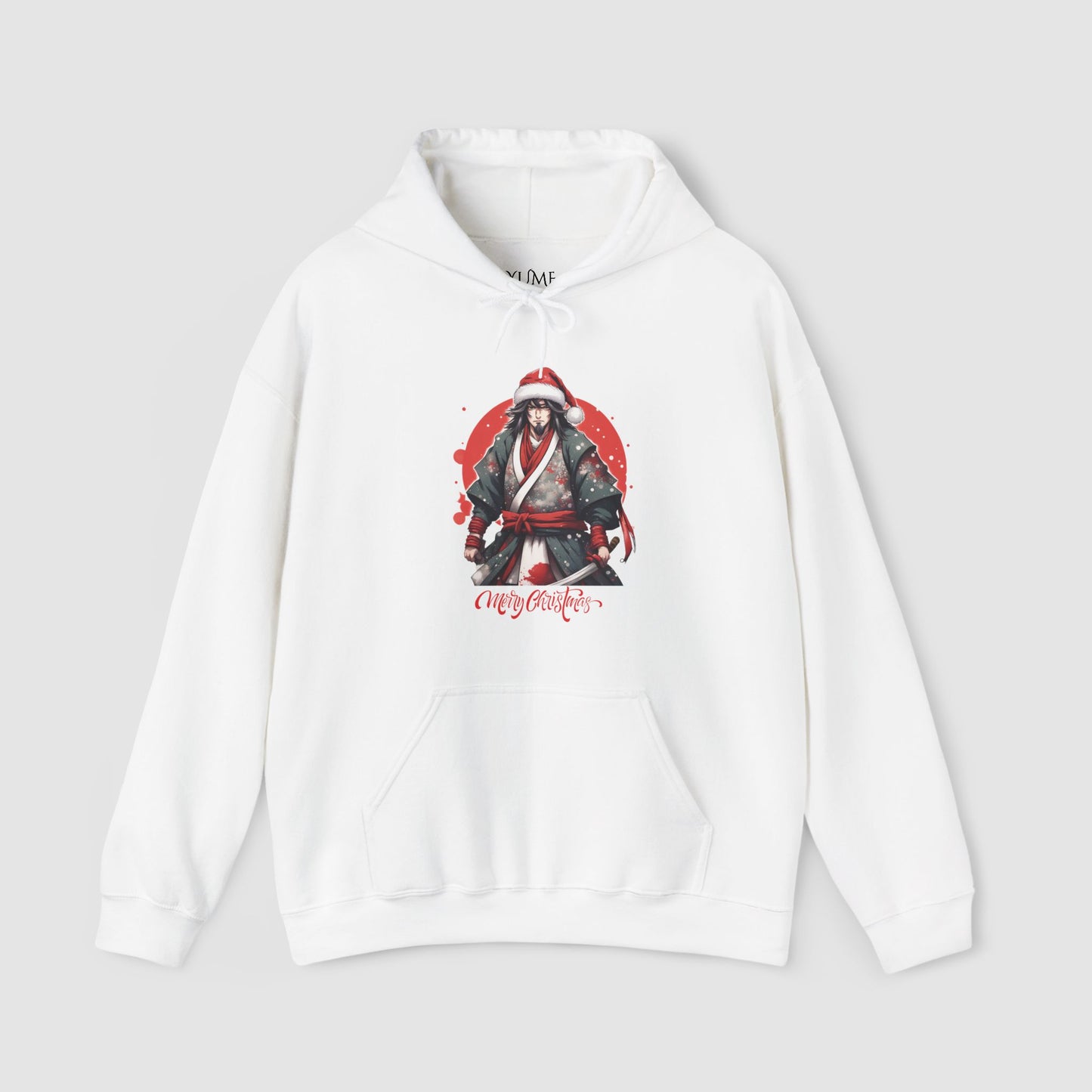 Samurai Santa Hoodie - Anime Christmas Streetwear